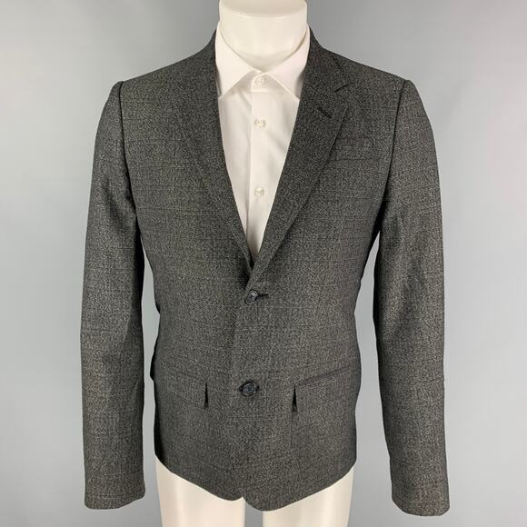 MARC by MARC JACOBS Chest Size M Charcoal Heather Wool Blend Sport Coat - Picture 1 of 1
